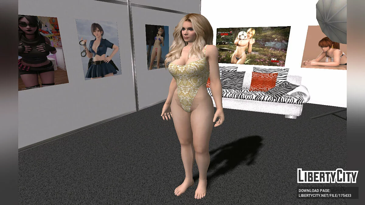 Хелена Дуглас - купальник Версаче / GTA San Andreas