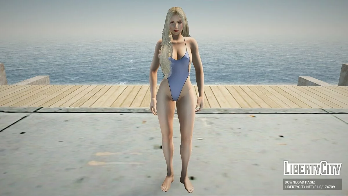 Хелена Дуглас в купальнике / GTA San Andreas