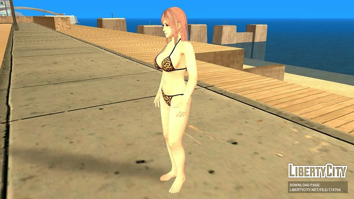 Хонока в купальнике / GTA San Andreas