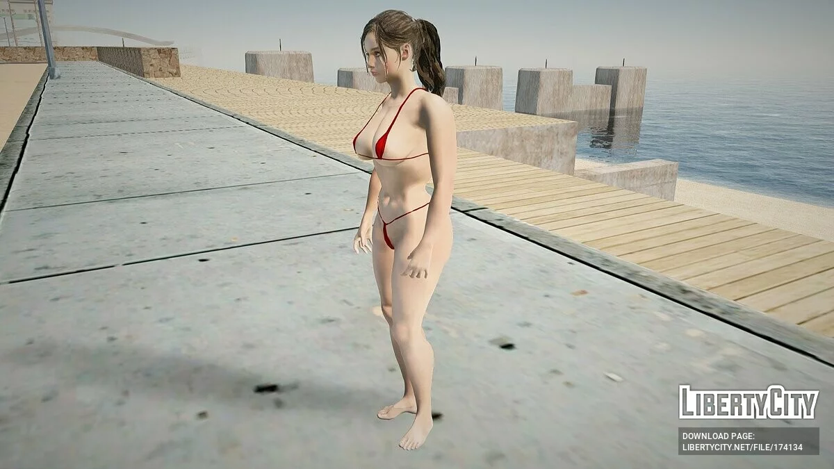 Клэр Редфилд в бикини / GTA San Andreas