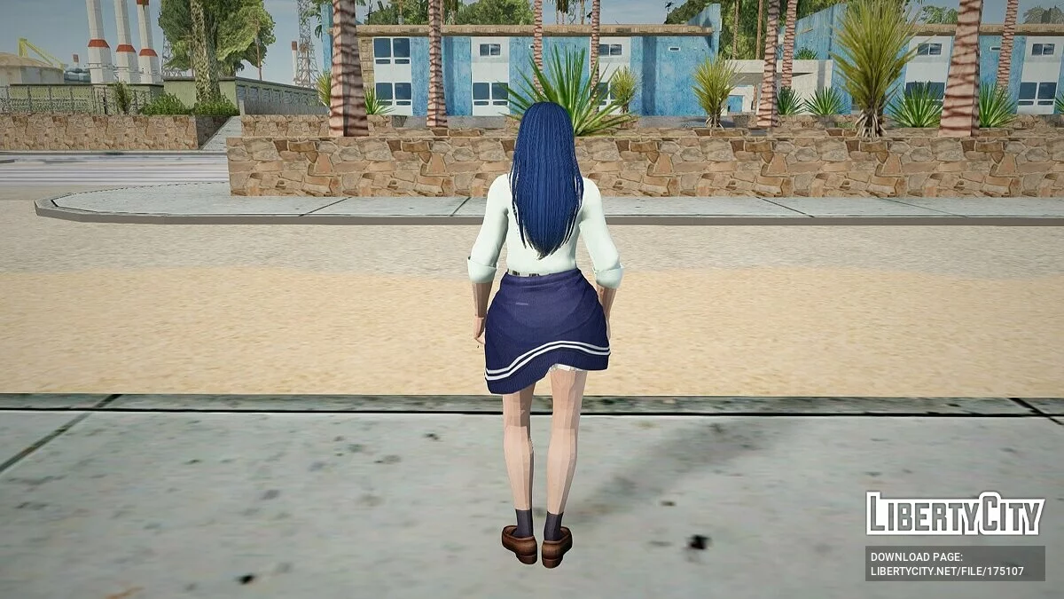 Лобелия в школьной форме / GTA San Andreas