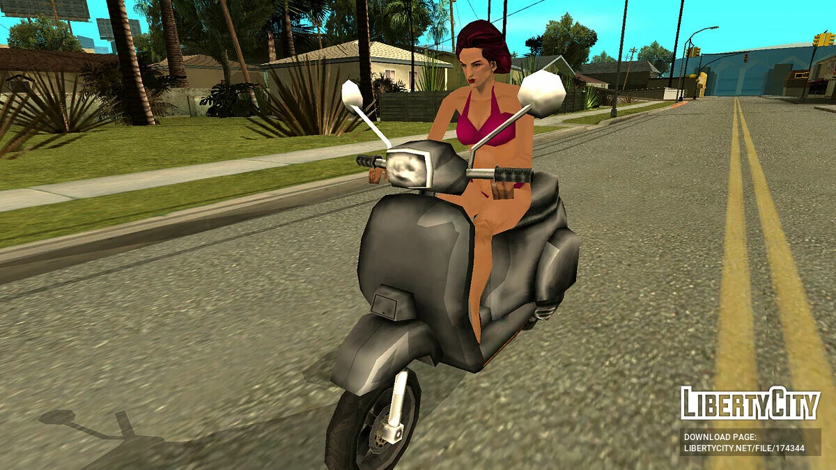 Мерседес в купальнике для GTA SA / GTA San Andreas