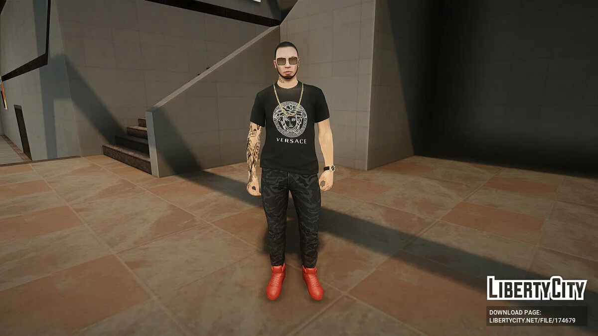 Модник в Versace / GTA San Andreas