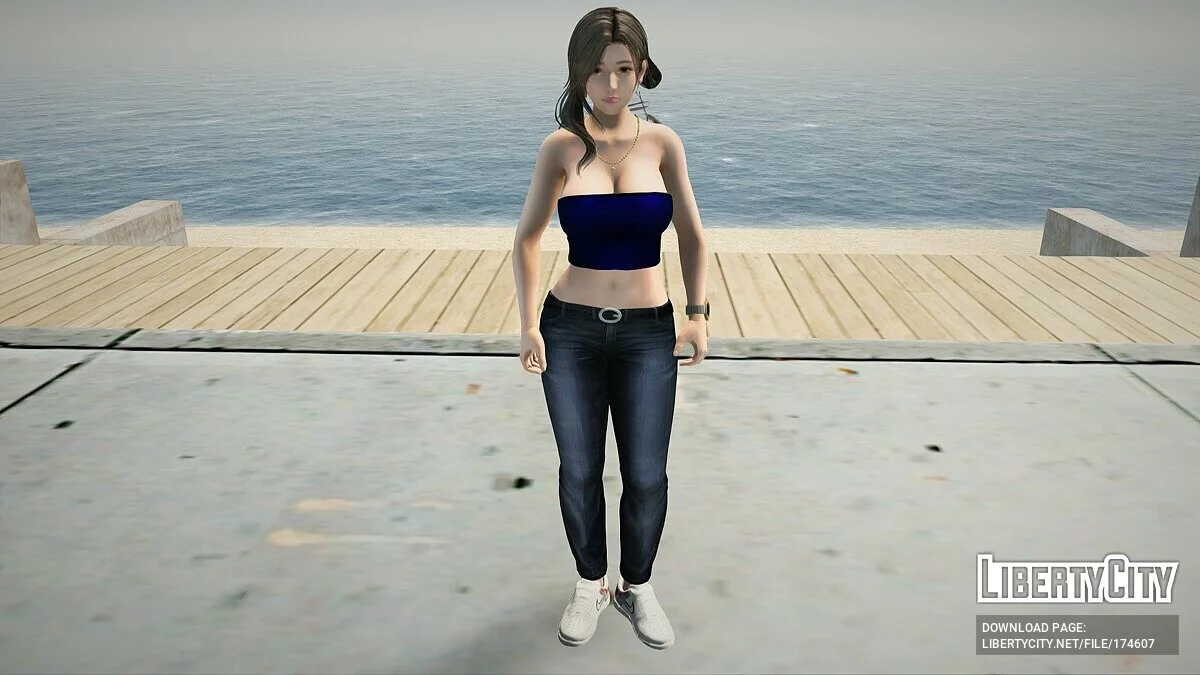 Саюри в повседневной одежде / GTA San Andreas