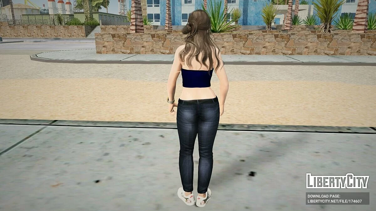 Саюри в повседневной одежде / GTA San Andreas