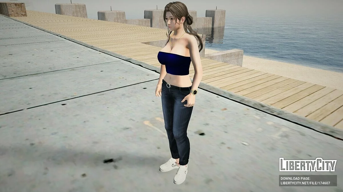 Саюри в повседневной одежде / GTA San Andreas