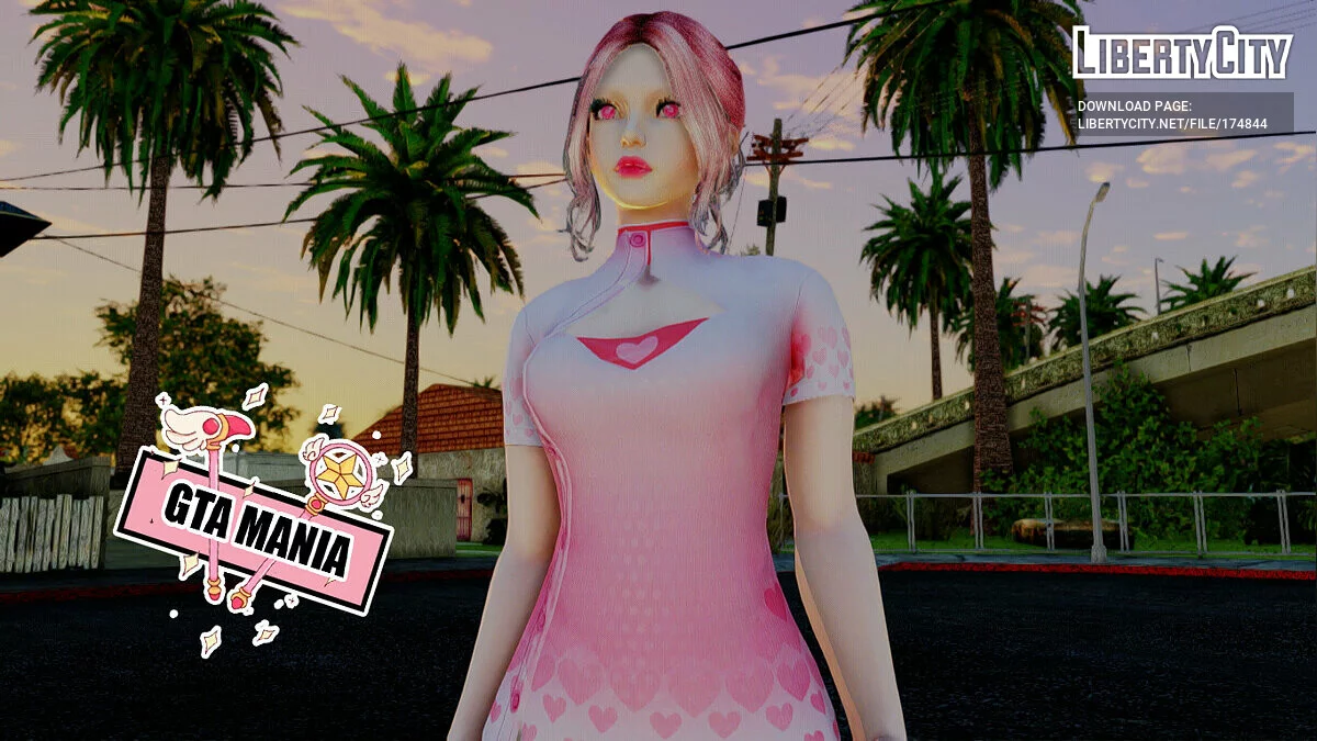 Zero Nurse Pink из Cyber Hunter / GTA San Andreas