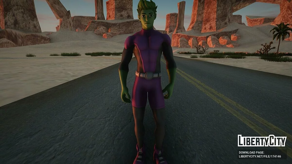 Зверомальчик из Fortnite / GTA San Andreas