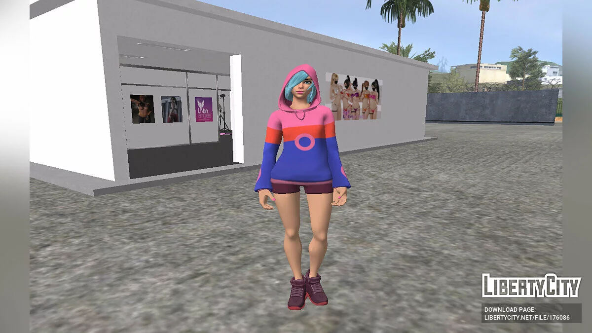 Айрис из Fortnite / GTA San Andreas