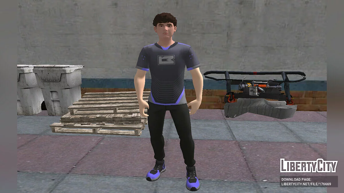 Bugha из Fortnite / GTA San Andreas