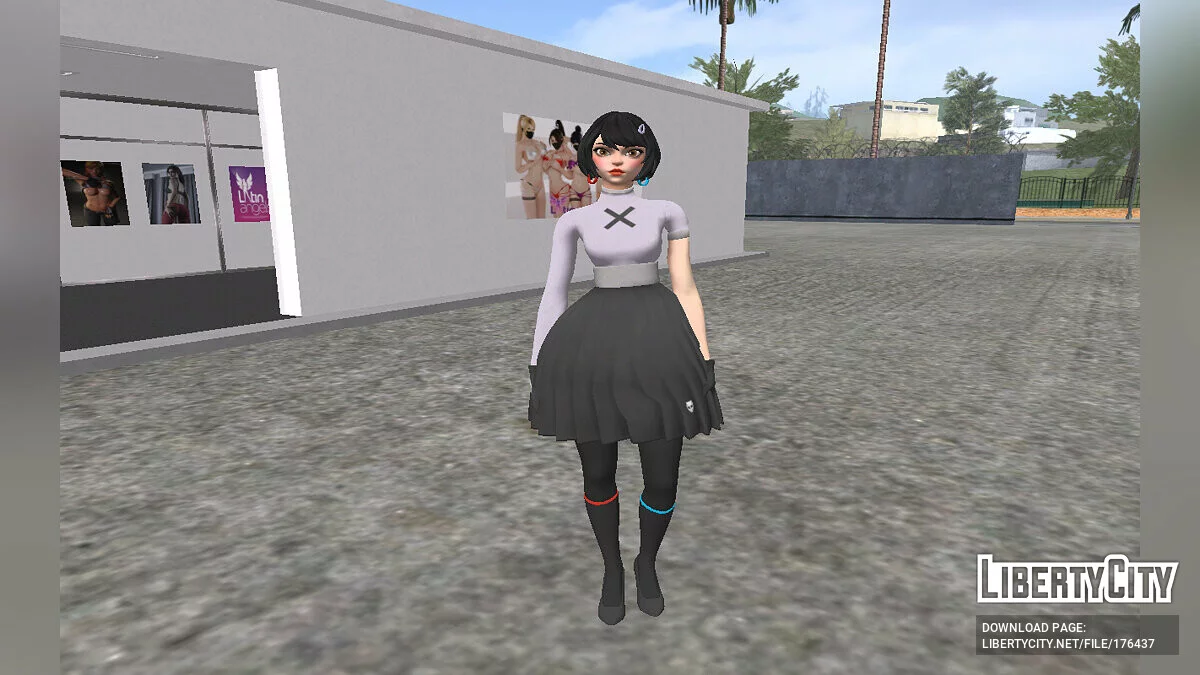 Evie из Fortnite / GTA San Andreas