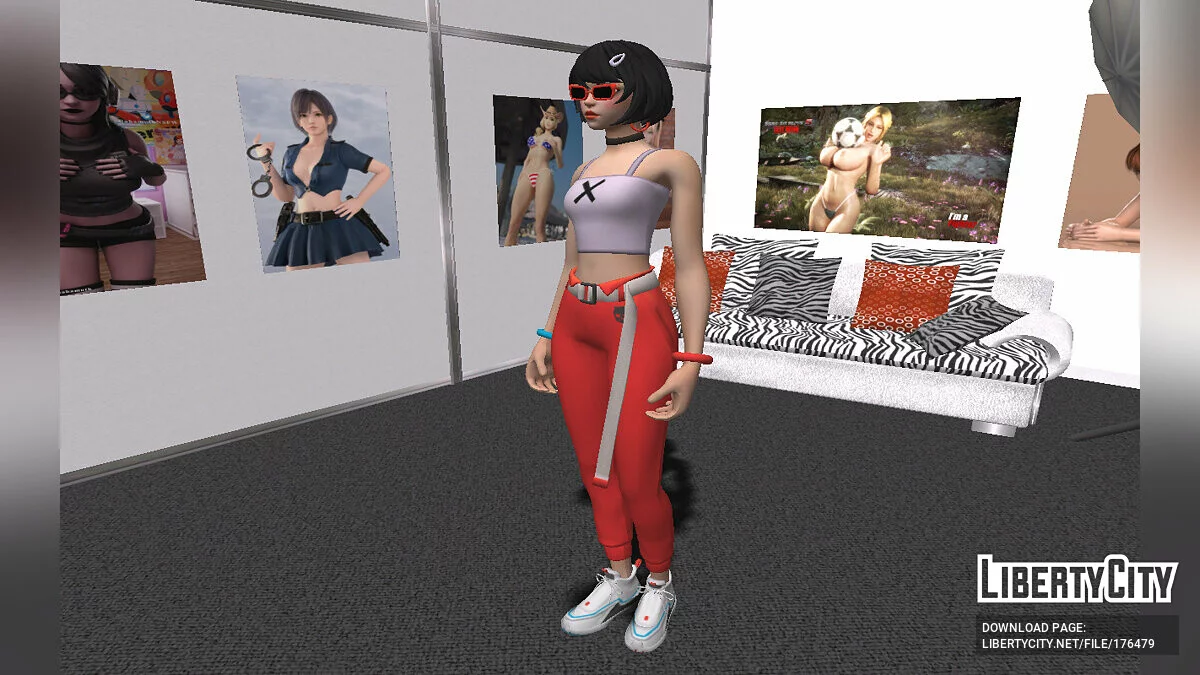 Evie Summer из Fortnite / GTA San Andreas