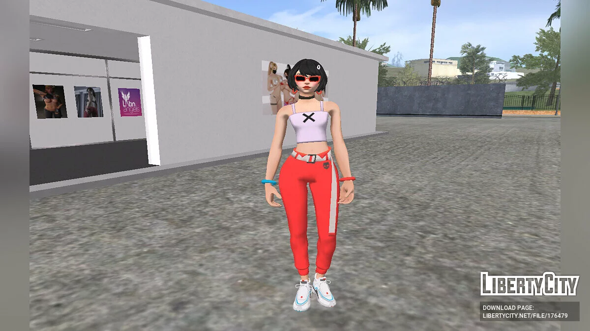 Evie Summer из Fortnite / GTA San Andreas