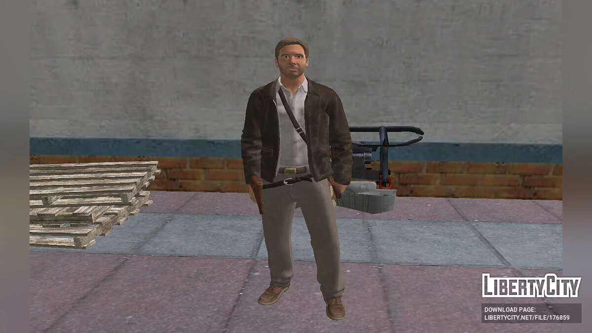 Индиана Джонс из Fortnite / GTA San Andreas
