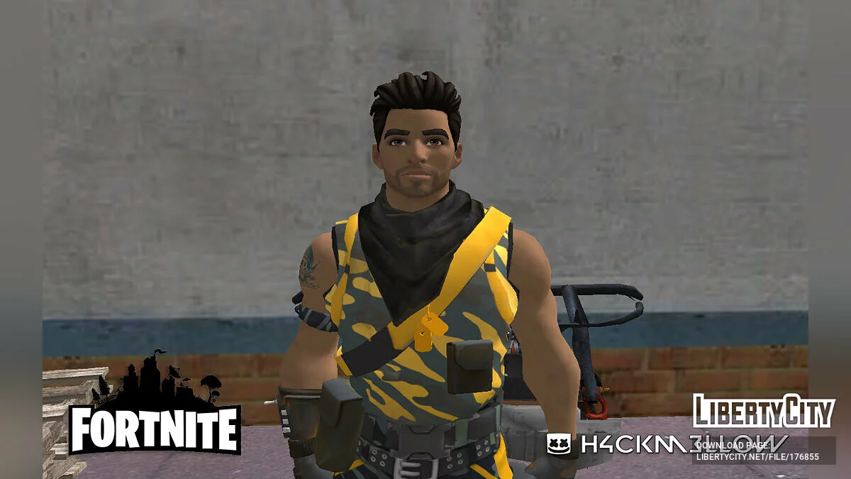 Яростный Крайт из Fortnite / GTA San Andreas