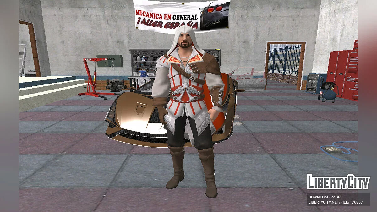 Эцио Аудиторе из Fortnite / GTA San Andreas