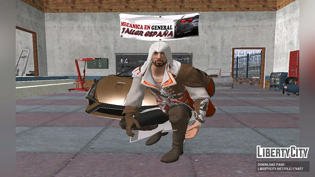 Эцио Аудиторе из Fortnite / GTA San Andreas