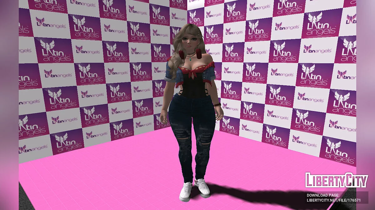Эми - модный наряд Louis Vuitton / GTA San Andreas