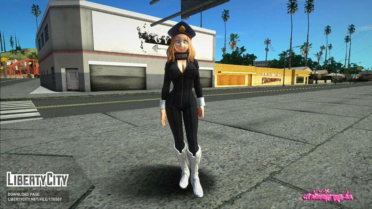 Кеми Уцусими из My Hero One's Justice 2 / GTA San Andreas