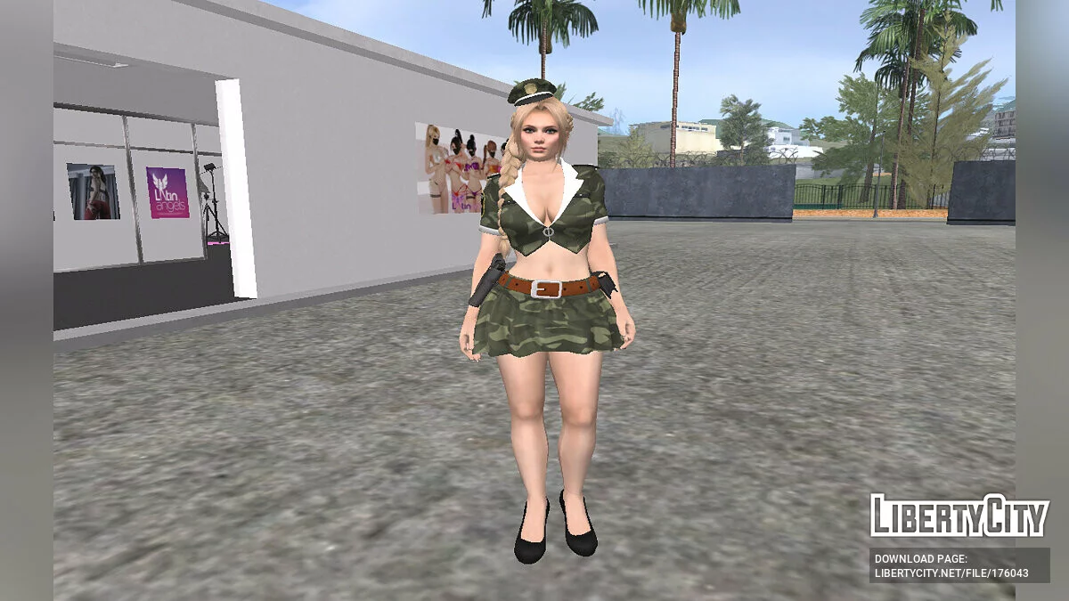 Хелена Дуглас - сексуальный коп / GTA San Andreas