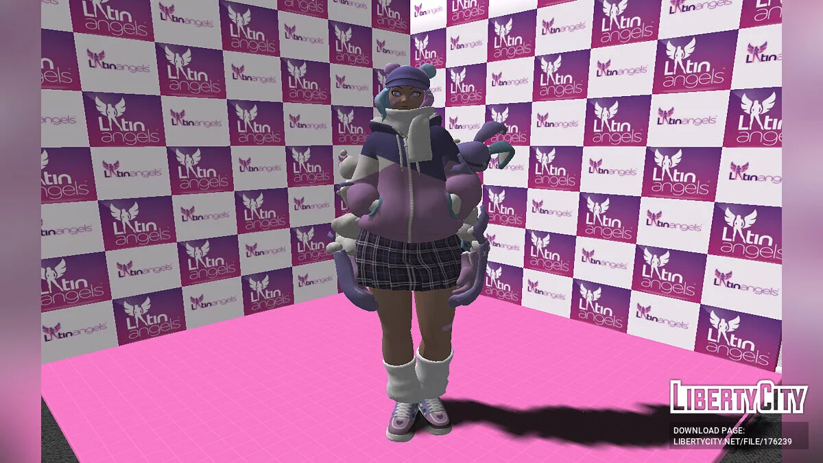 Лила из Fortnite / GTA San Andreas