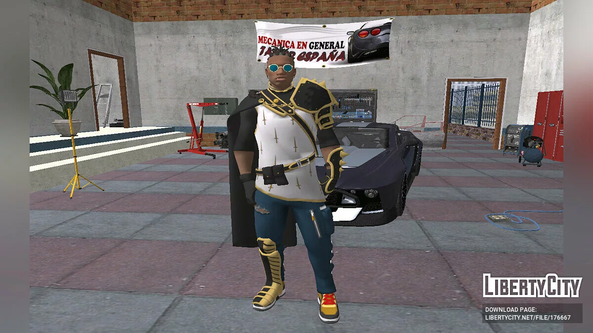 Малик из Fortnite / GTA San Andreas
