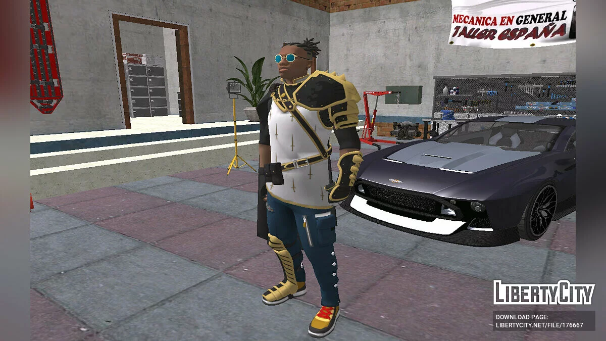 Малик из Fortnite / GTA San Andreas