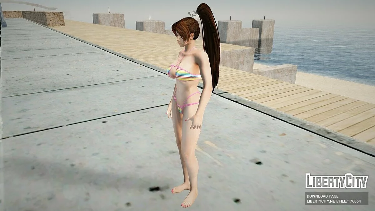 Мэй Ширануи в бикини / GTA San Andreas