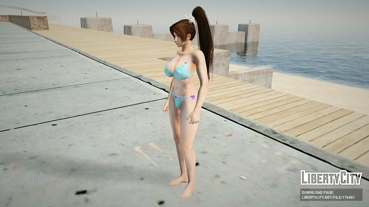 Мэй Ширануи в бикини / GTA San Andreas