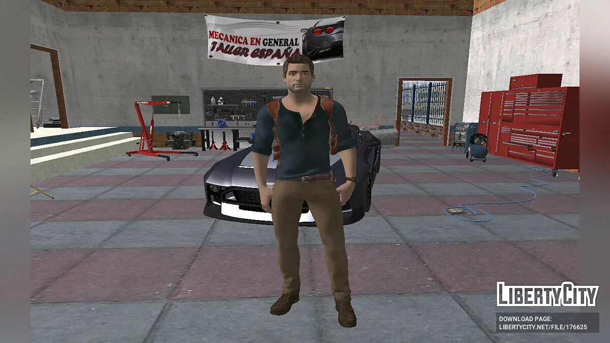 Нейтан Дрейк из Fortnite / GTA San Andreas
