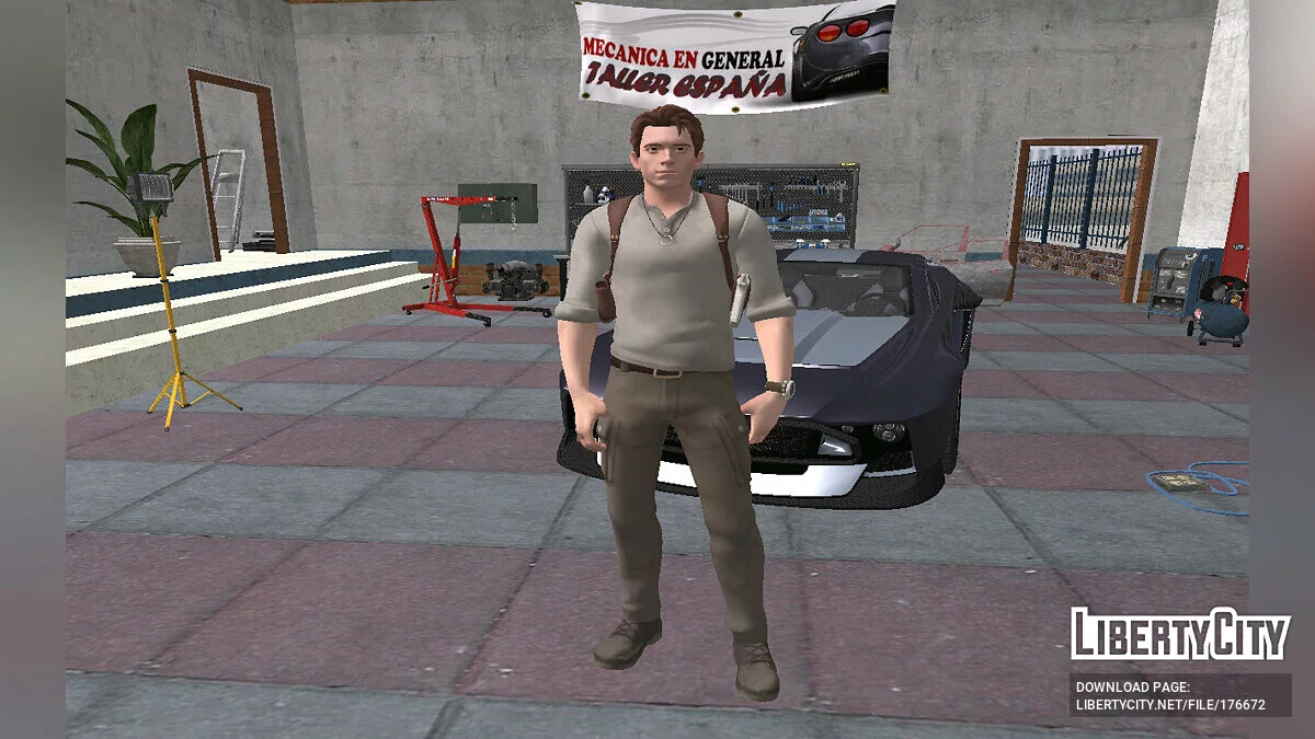 Нейтан Дрейк из Fortnite / GTA San Andreas