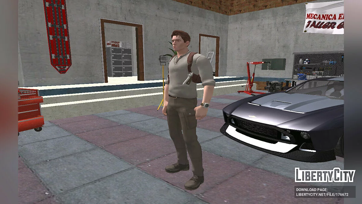 Нейтан Дрейк из Fortnite / GTA San Andreas