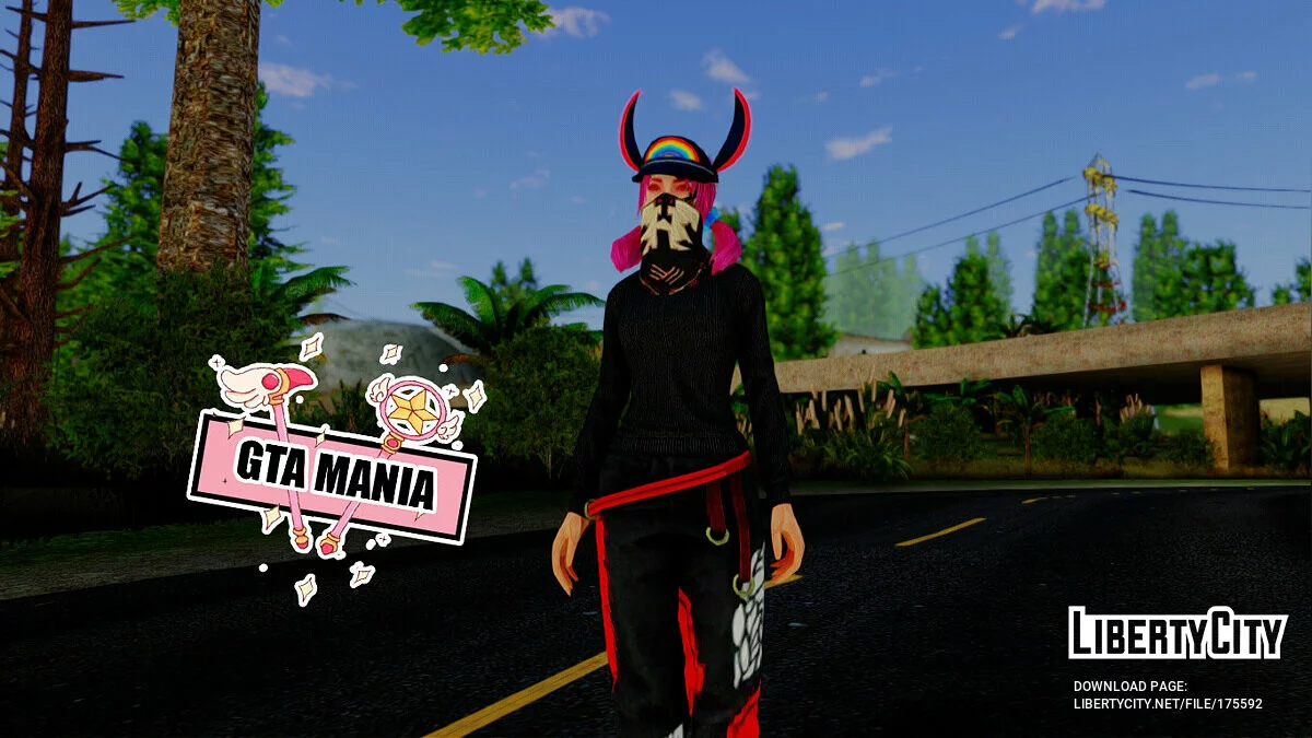 Рандомная девушка #1 из Garena Free Fire / GTA San Andreas