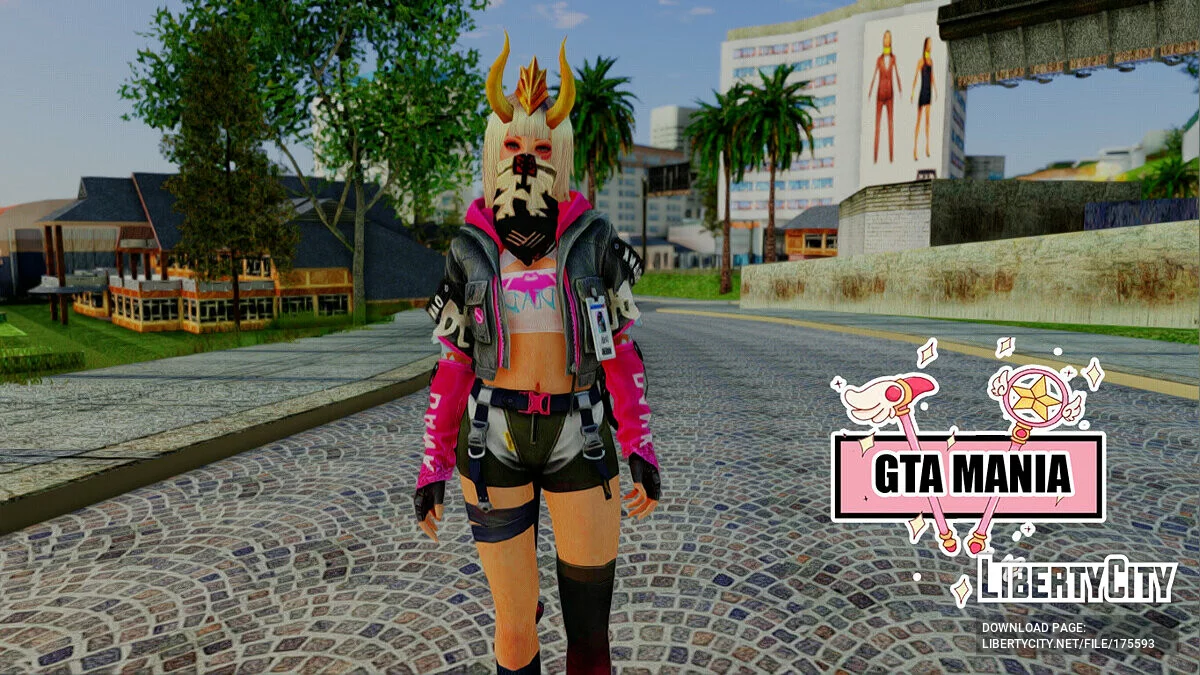 Рандомная девушка #2 из Garena Free Fire / GTA San Andreas
