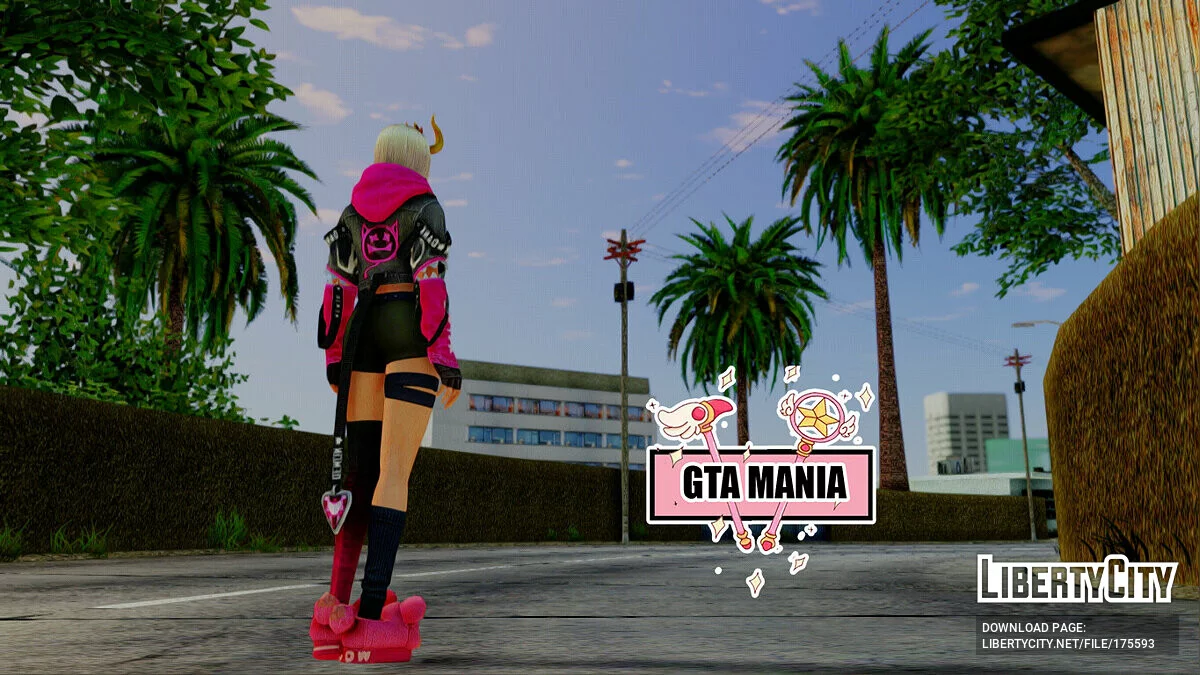 Рандомная девушка #2 из Garena Free Fire / GTA San Andreas
