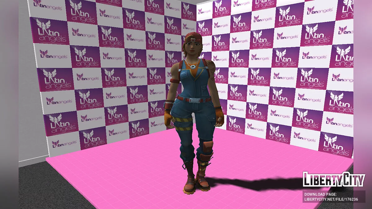 Ремонтница из Fortnite / GTA San Andreas