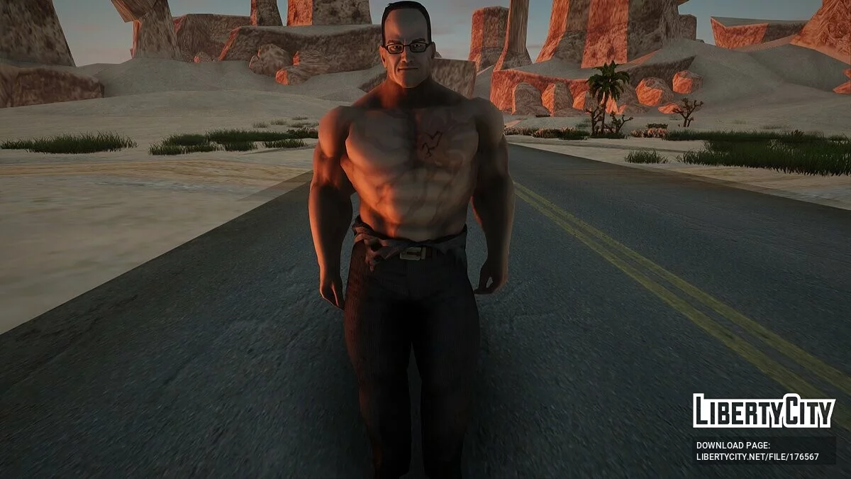 Стивен Армстронг из Metal Gear Rising: Revengeance / GTA San Andreas
