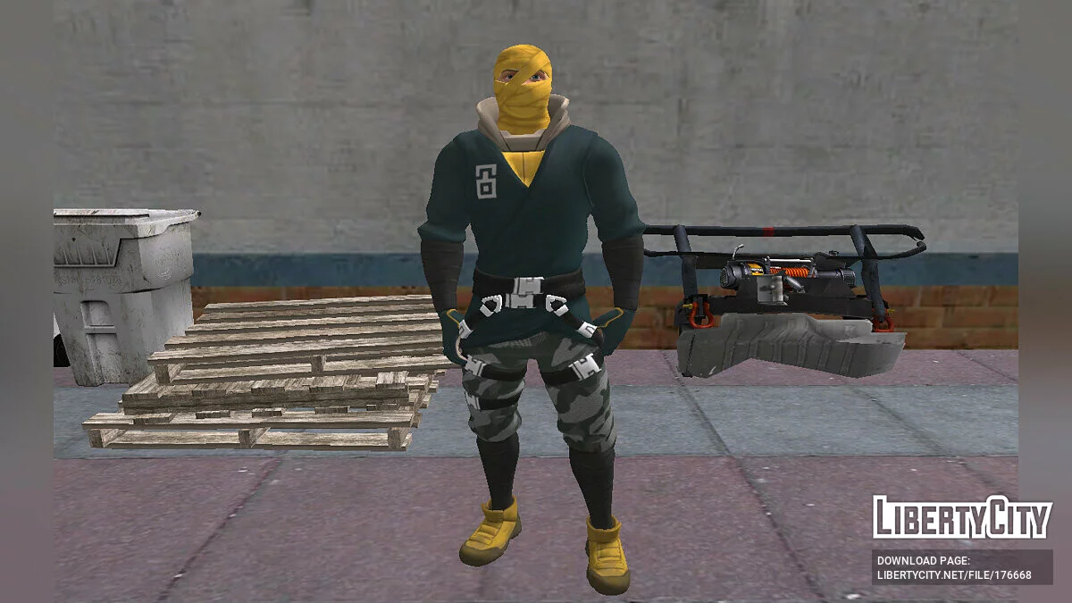 Stormfarer из Fortnite / GTA San Andreas