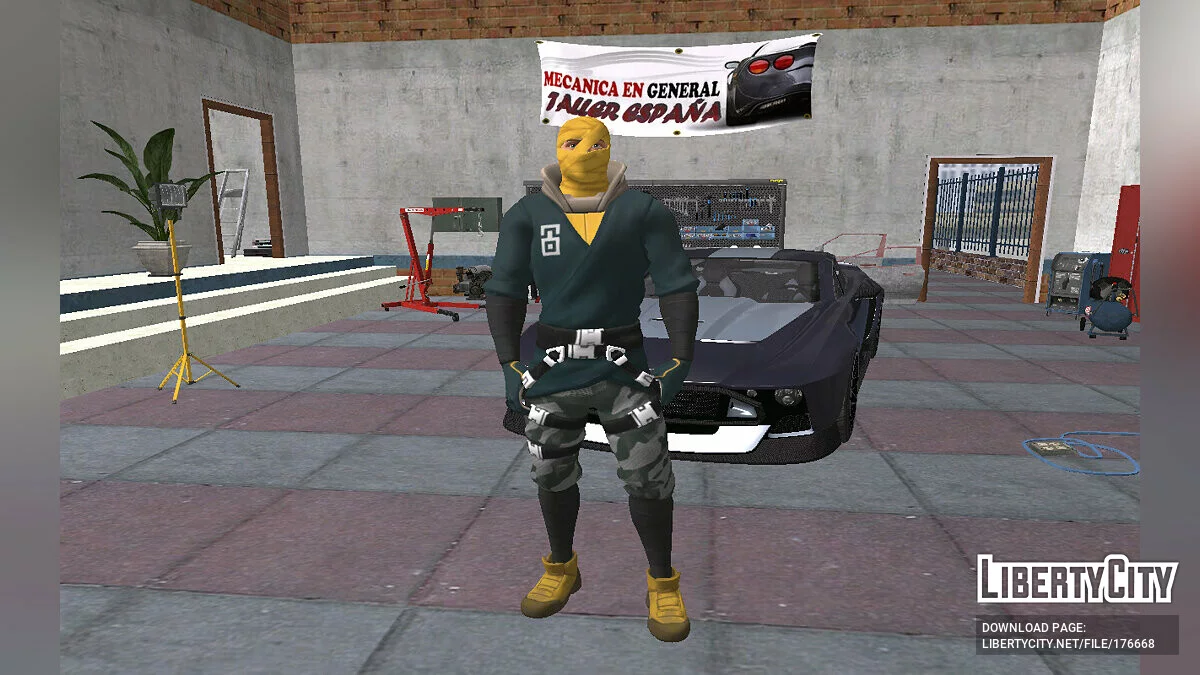 Stormfarer из Fortnite / GTA San Andreas