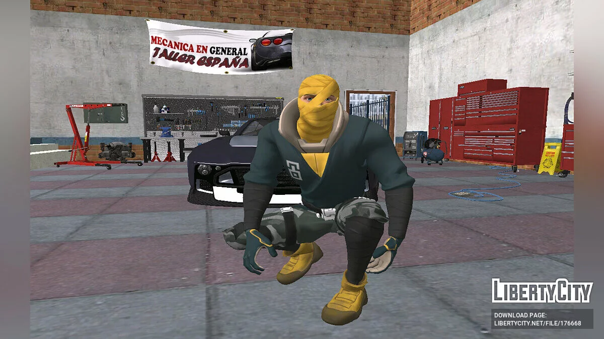 Stormfarer из Fortnite / GTA San Andreas