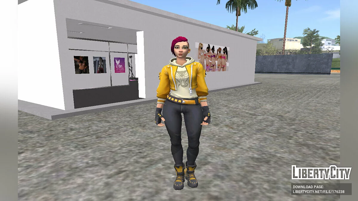 Тень из Fortnite / GTA San Andreas