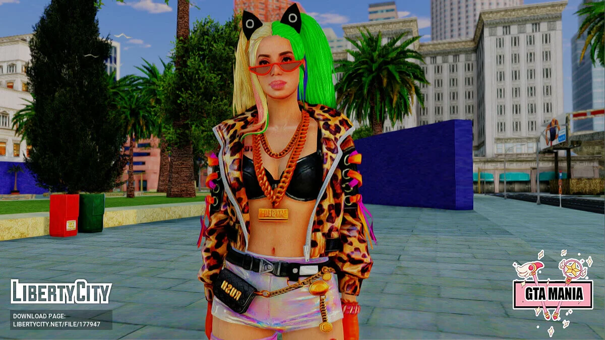 Anitta из Garena Free Fire / GTA San Andreas