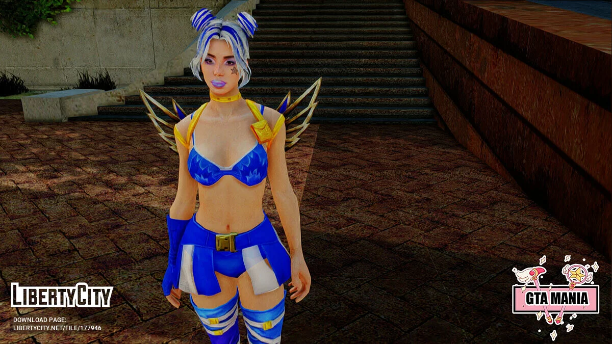 Anitta Tropa из Garena Free Fire / GTA San Andreas