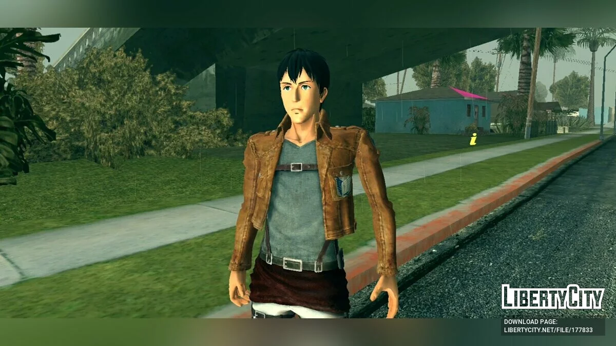 Бертольт Гувер из Атаки Титанов / GTA San Andreas