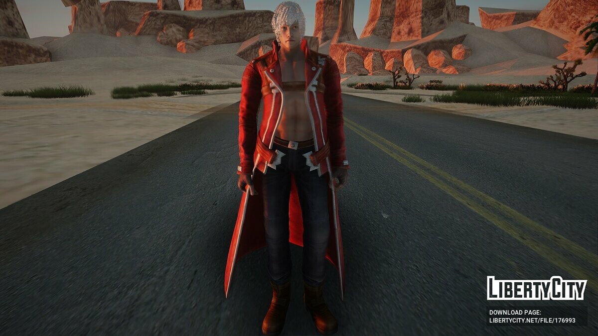 Скачать Данте и Вергилий из Devil May Cry для GTA San Andreas