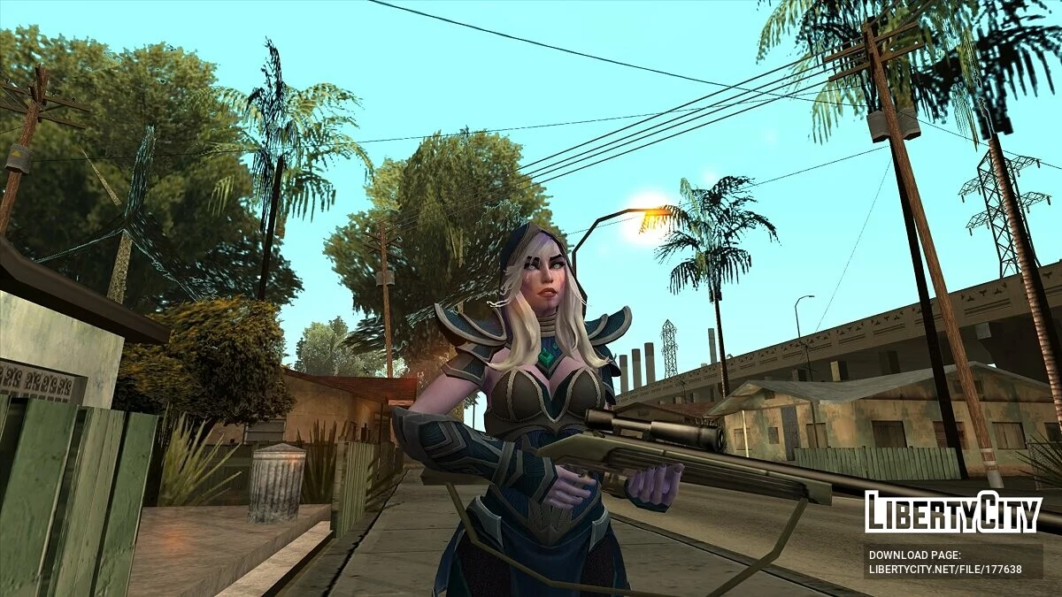 Drow Ranger from Dota 2 / GTA San Andreas