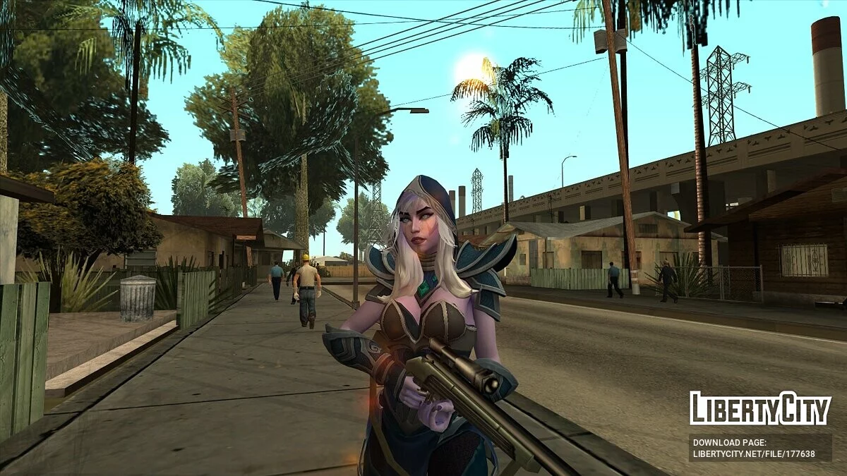 Drow Ranger from Dota 2 / GTA San Andreas
