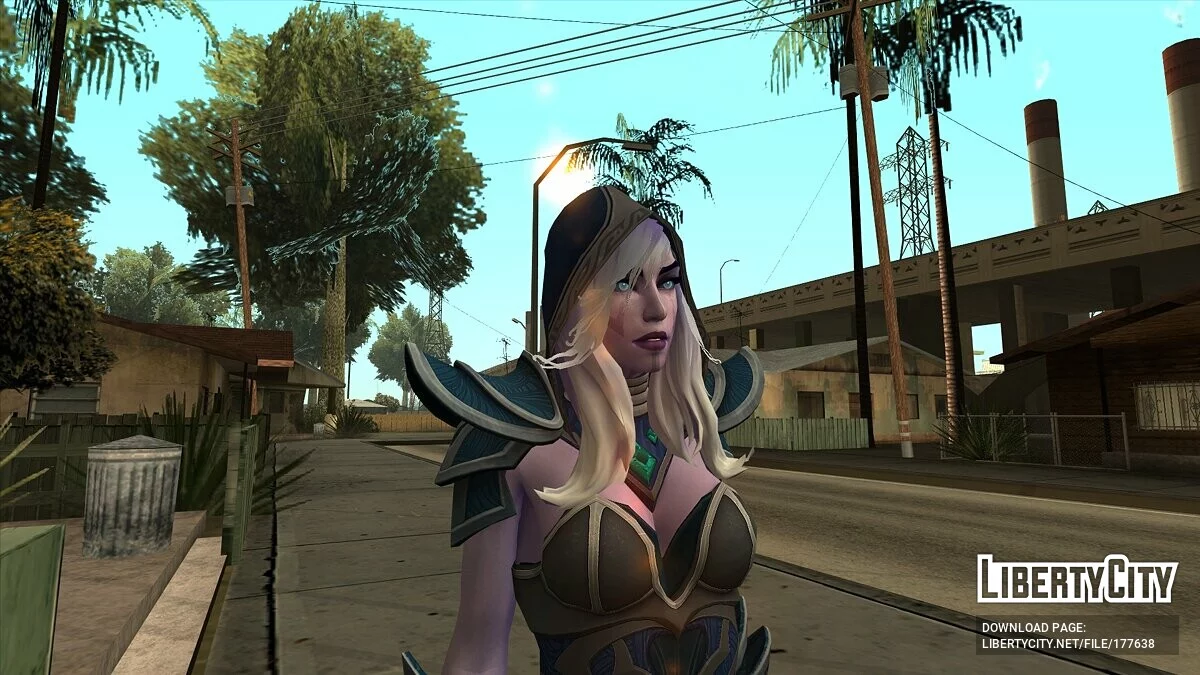Drow Ranger from Dota 2 / GTA San Andreas