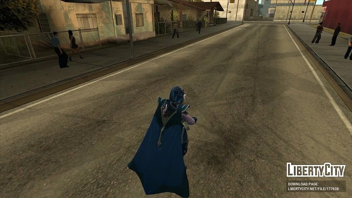 Drow Ranger from Dota 2 / GTA San Andreas