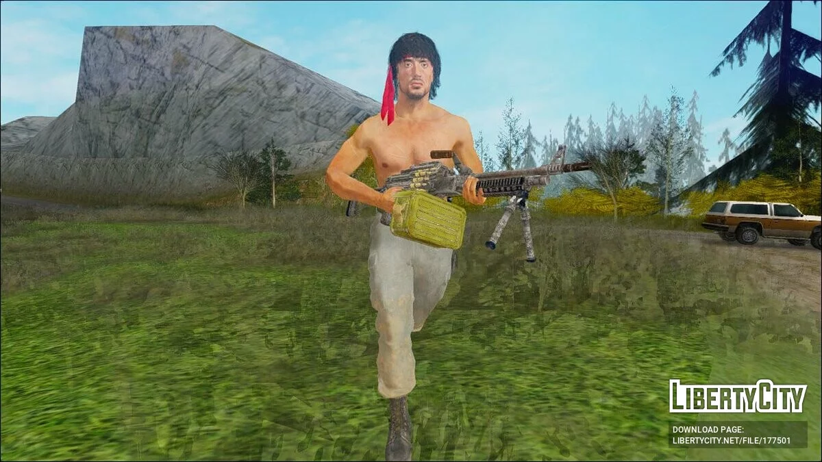 Джон Рэмбо из COD Black Ops Cold War / GTA San Andreas